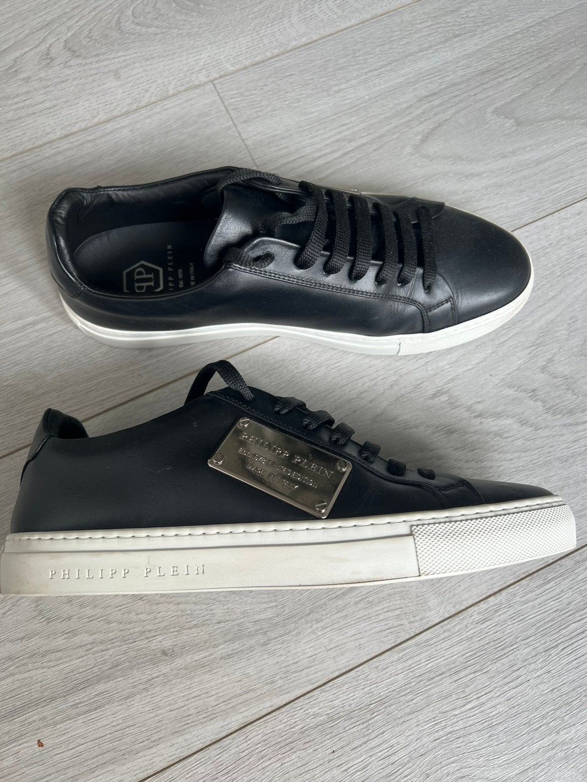 Philipp Plein schoenen maat 40,5, Ophalen of Verzenden, Zo goed als nieuw, Zwart