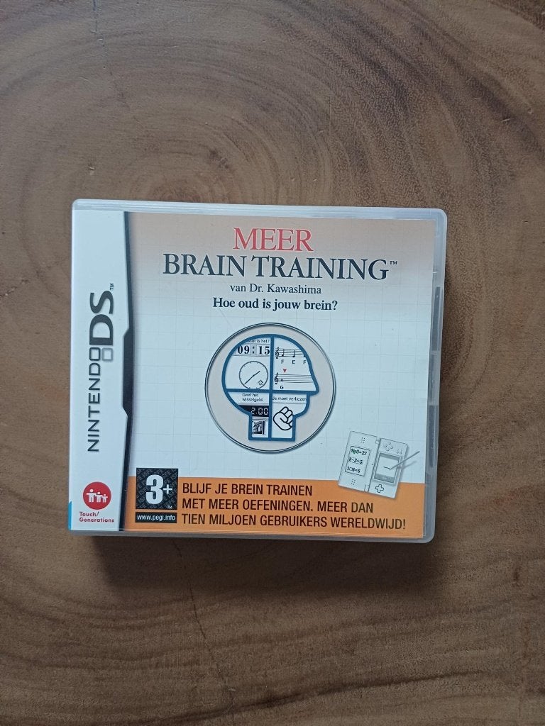 Nintendo DS - Meer Brain Training, Ophalen, Puzzel en Educatief, 1 speler, Zo goed als nieuw
