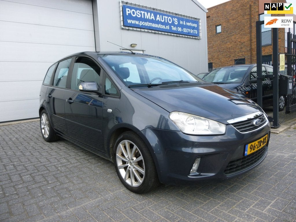 Ford C-Max 1.8-16V Titanium, airco, trekhaak., Auto's, Voorwielaandrijving, Gebruikt, Automatische klimaatregeling, 4 cilinders
