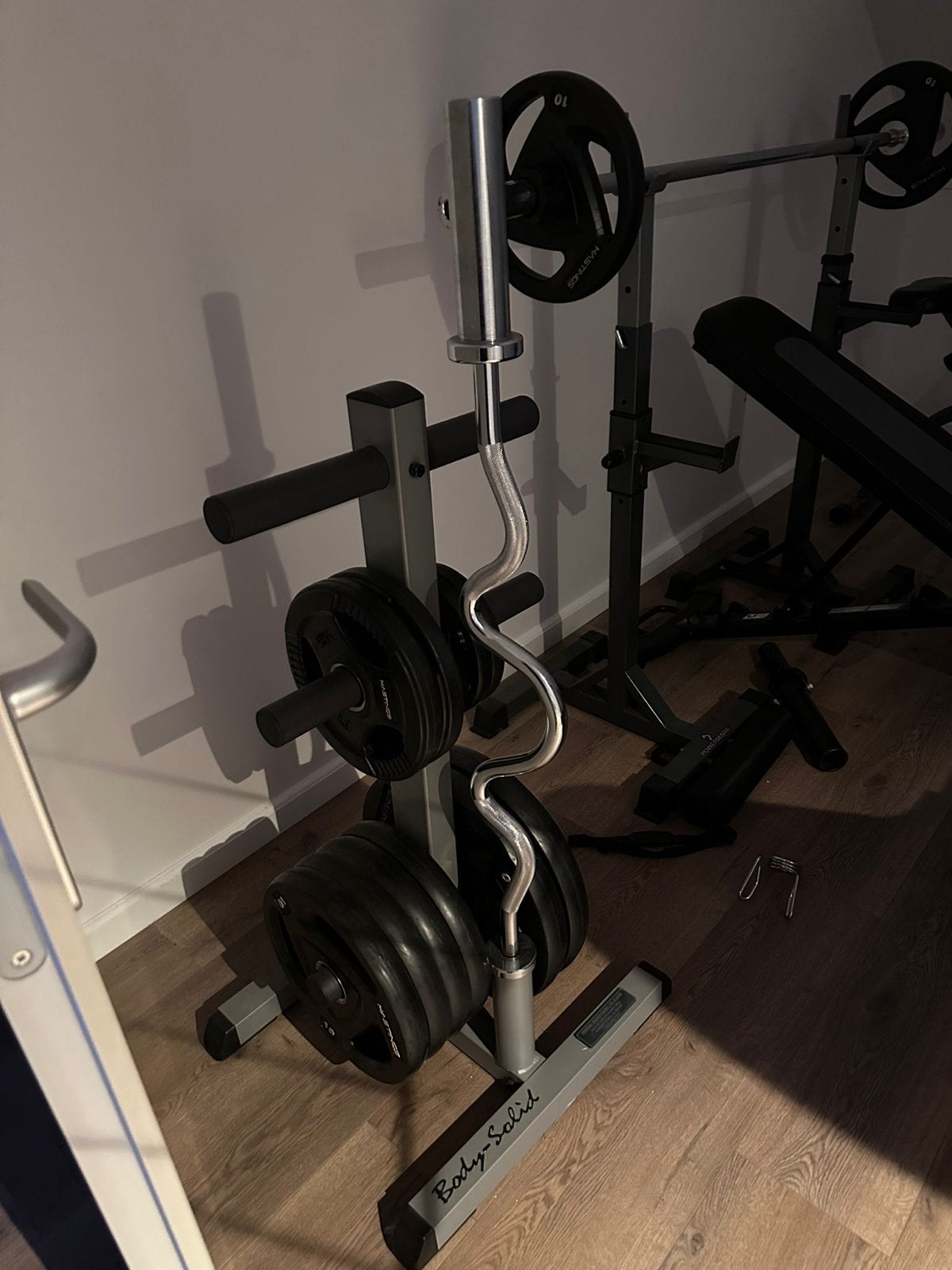 Complete Homegym BowFlex 1090i 2x41KG + 110KG Hastings Pro, Ophalen, Gebruikt, Armen, Dumbbell