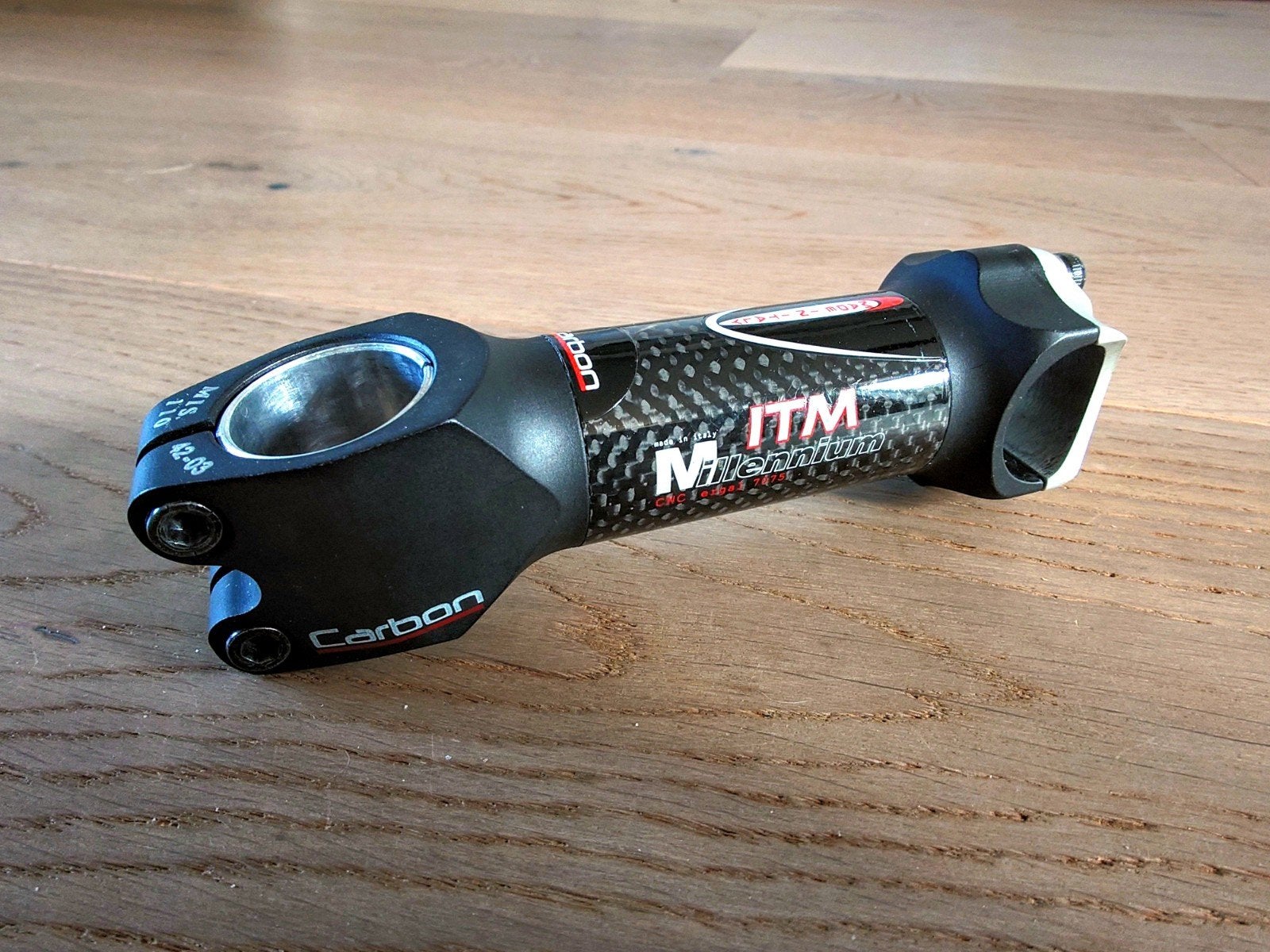 ITM Millennium Carbon Stuurpen - 110mm, Fietsen en Brommers, Mountainbike, Gebruikt, ITM, Stuur