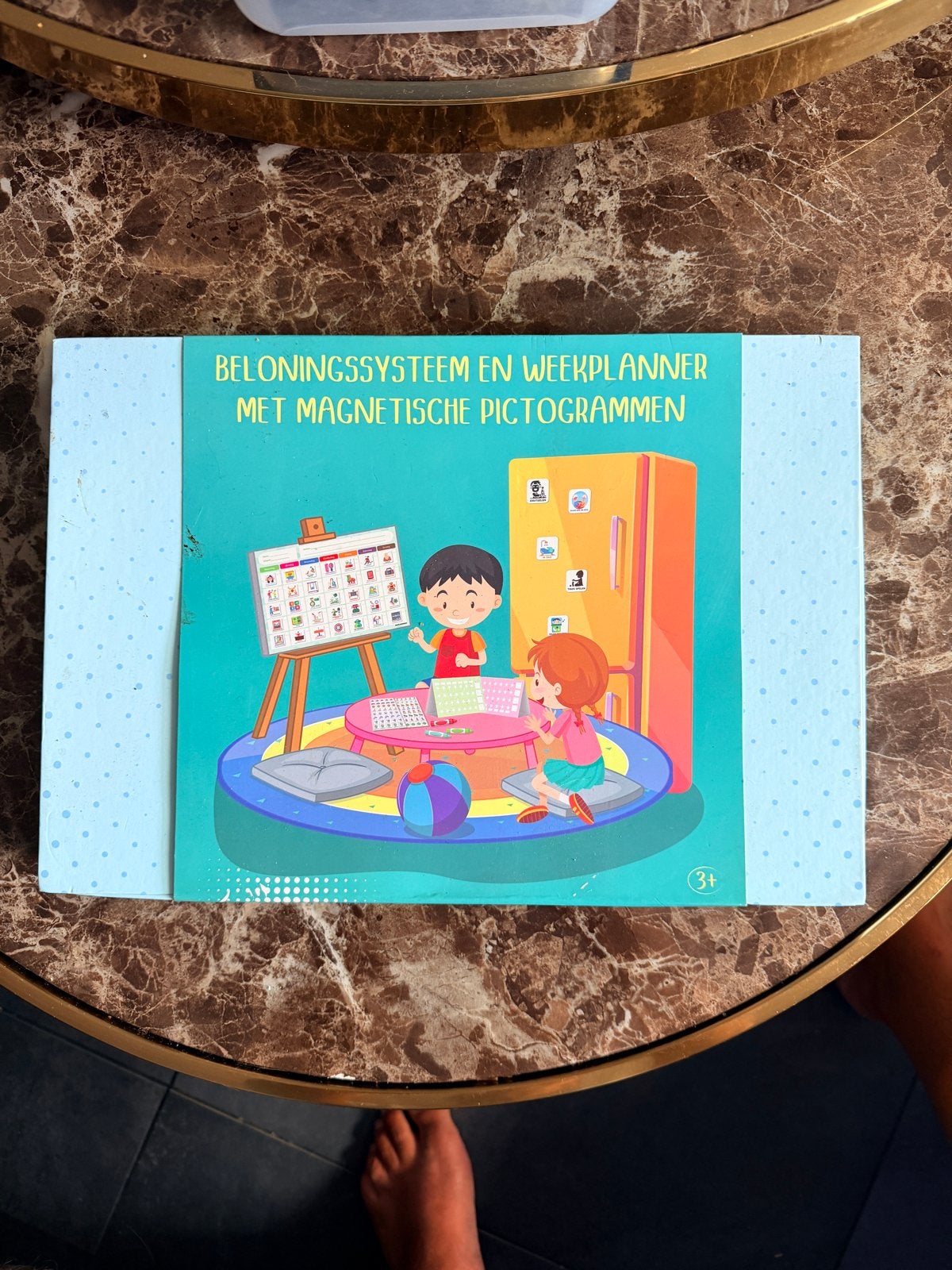Beloningssysteem en weekplanner met magnetische pictogrammen, Ophalen of Verzenden, Zo goed als nieuw, Ontdekken