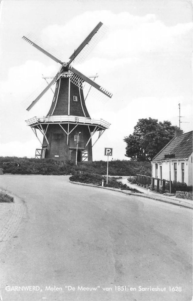 378-350-019 Garnwerd Molen De Meeuw, Verzenden, Voor 1920, Groningen
