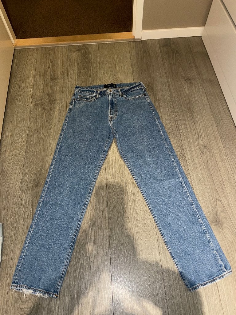 Abercrombie & fitch 90’s loose jeans spijkerbroek w30 l32, Blauw, Ophalen of Verzenden, Zo goed als nieuw, W30 - W32 (confectie 38/40)