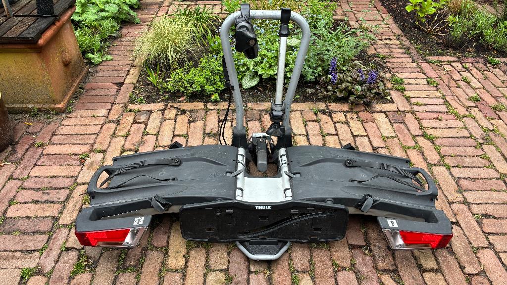 Fietsendrager Thule Easyfold 932, Auto diversen, Ophalen, Gebruikt, 2 fietsen, Trekhaakdrager
