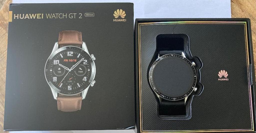 Huawei GT 2, Sieraden, Tassen en Uiterlijk, Smartwatches, Zwart, Huawei Watch, Ophalen of Verzenden, Zo goed als nieuw