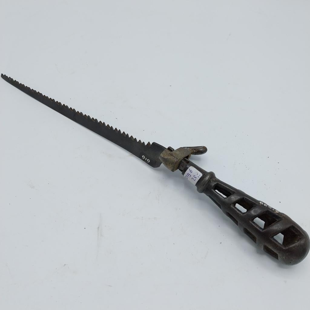 Slotgat zaag met ijzeren handvat (40196-ML), Ophalen of Verzenden