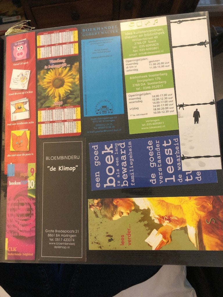 Gratis album met Boekenleggers, Verzamelen, Ophalen, Overige onderwerpen