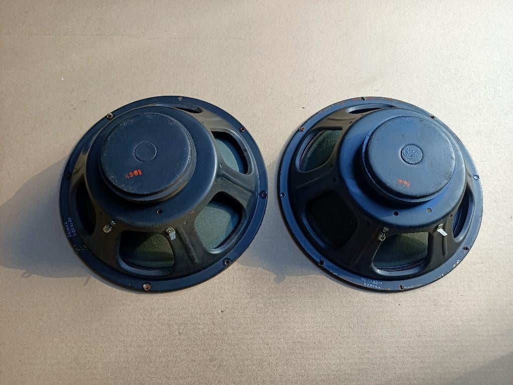 2x 12" Speakers Seeburg Bandshell (1971) jukebox, Verzamelen, Automaten | Jukeboxen, Verzenden, Gebruikt, 1950 tot 1960, Seeburg