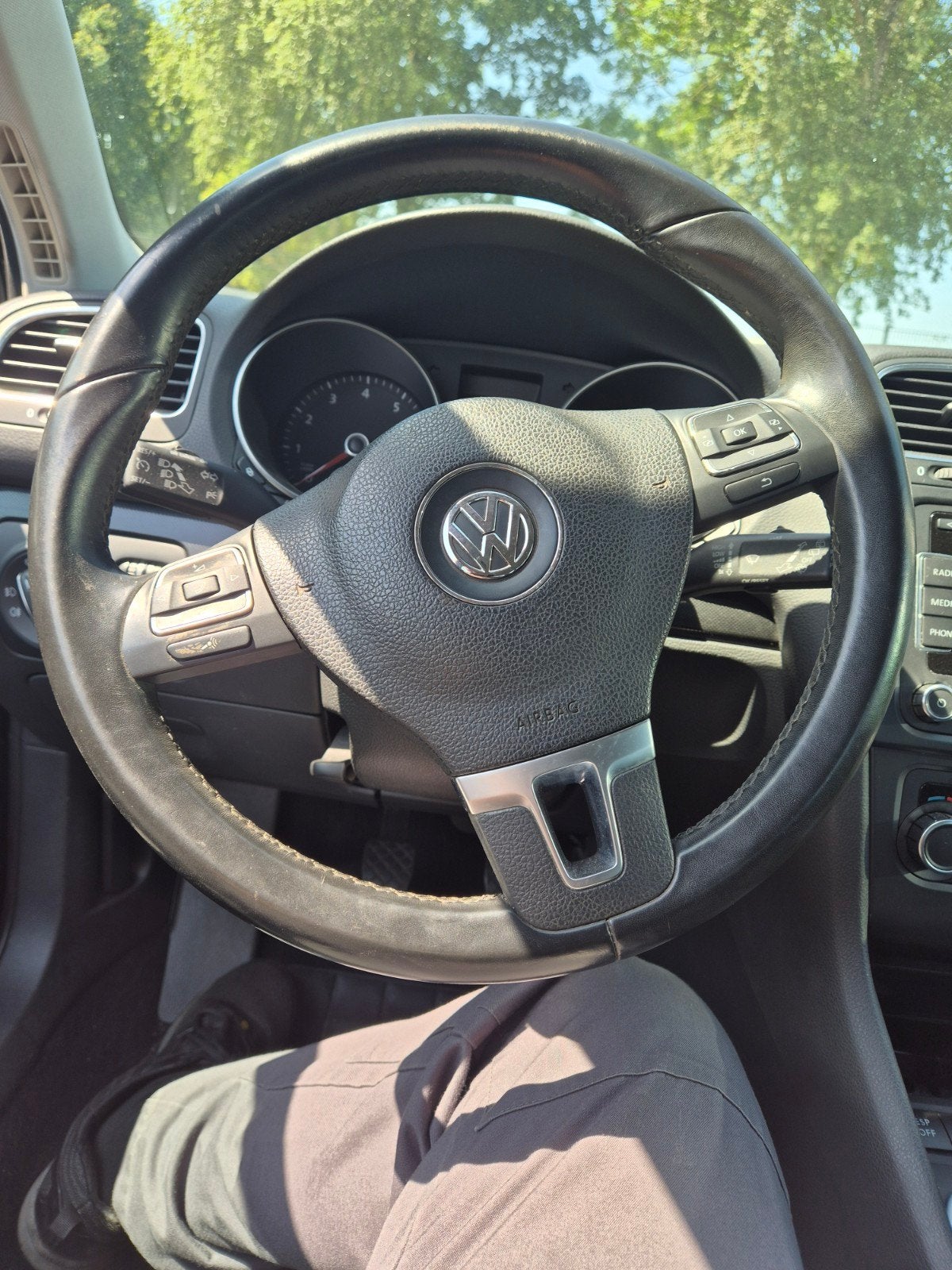 Volkswagen Golf Passat Caddy Touran multifunctie stuurwiel, Ophalen of Verzenden, Gebruikt, Volkswagen