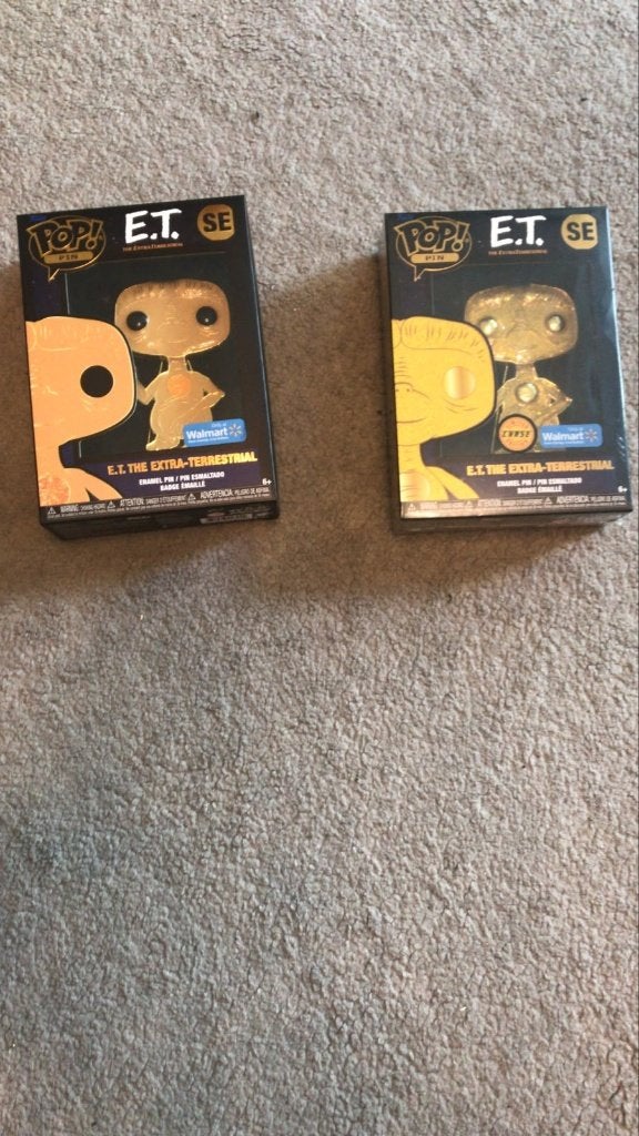 Funko Pop Pin ET met chase, Verzamelen, Ophalen of Verzenden, Zo goed als nieuw