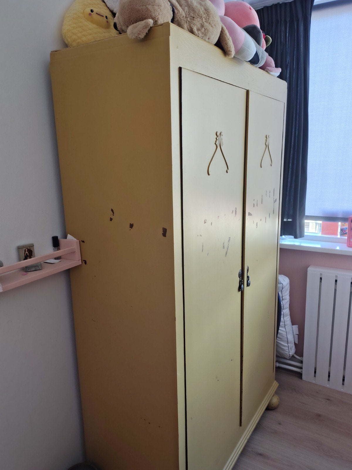 Vintage slaapkamer kast, Huis en Inrichting, Ophalen, Gebruikt, Vintage