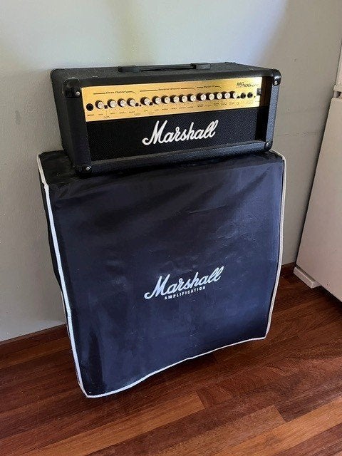 Marshall MG100HDFX + MG412A, Muziek en Instrumenten, Ophalen, Zo goed als nieuw, 100 watt of meer
