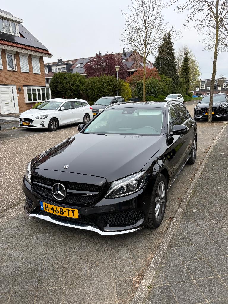 Mercedes-Benz C-Klasse C250 d 204pk automaat 9 Gtronic, Stof, 1800 kg, 4 cilinders, Zwart