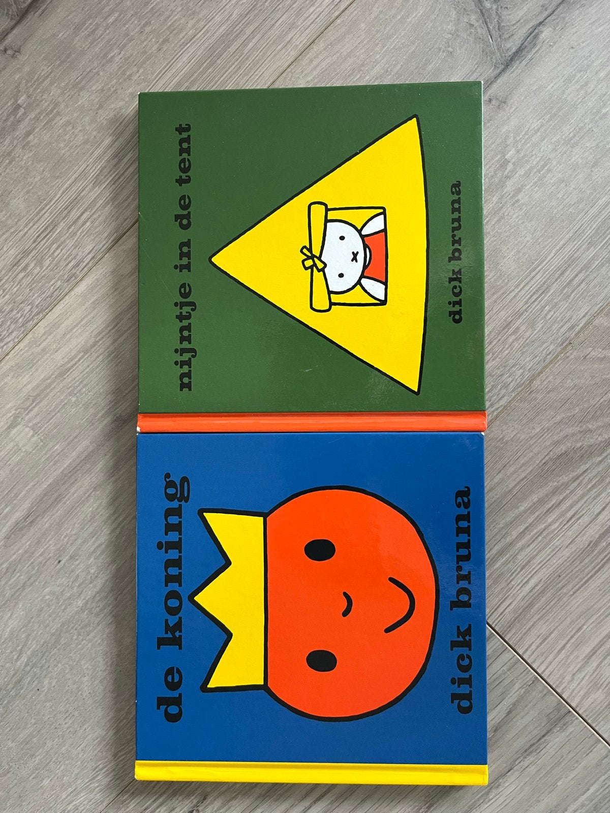 Nijntje in de tent & De koning - Dick Bruna boekjes, Jongen of Meisje, Ophalen of Verzenden, Zo goed als nieuw, Voorleesboek