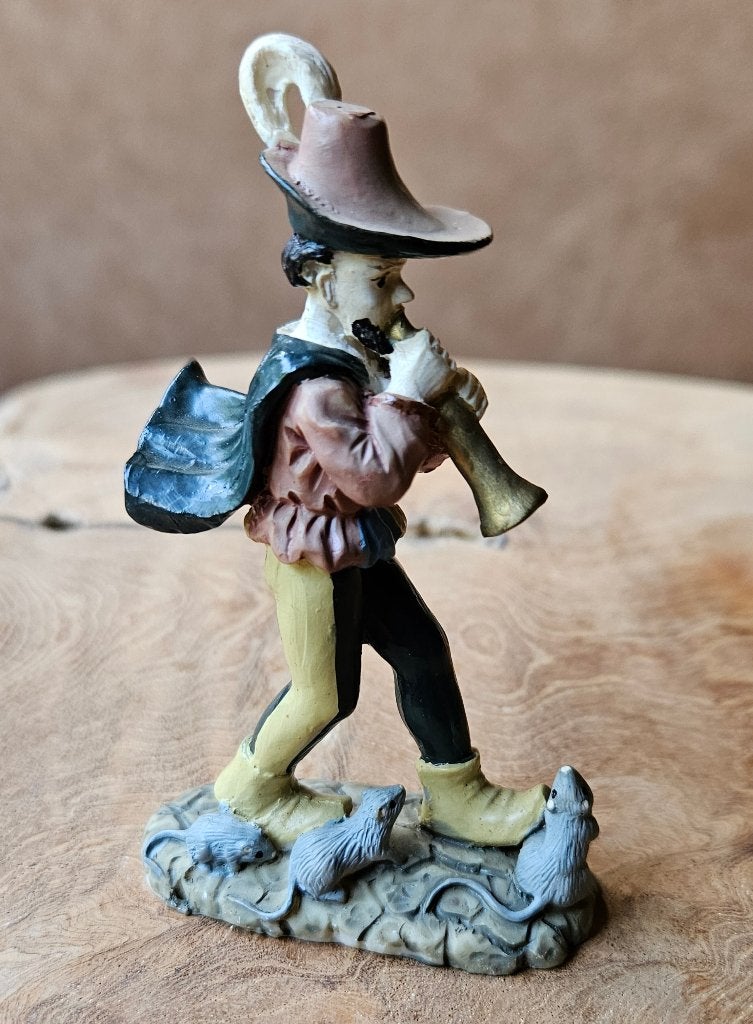 Rattenvanger van Hamelen 5 x 10 cm, sprookjes, gave vintage!, Ophalen of Verzenden, Zo goed als nieuw, Mens