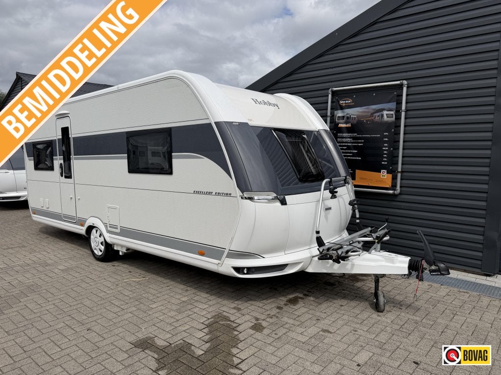 Hobby Excellent Edition 540UFF|MOVER|VOORTENT|RES WIEL|, Caravans en Kamperen, Schokbreker, Rondzit, Hobby, Bedrijf