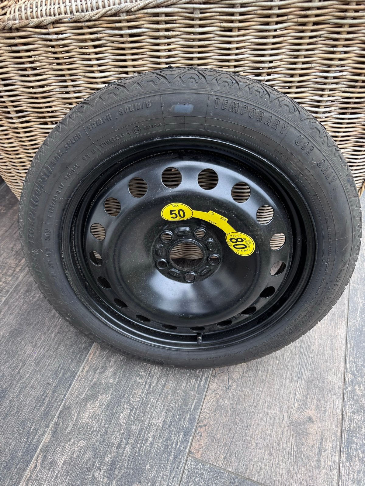 Volvo thuiskomer/reserveband 19 inch Continental band, Auto diversen, Ophalen, Nieuw