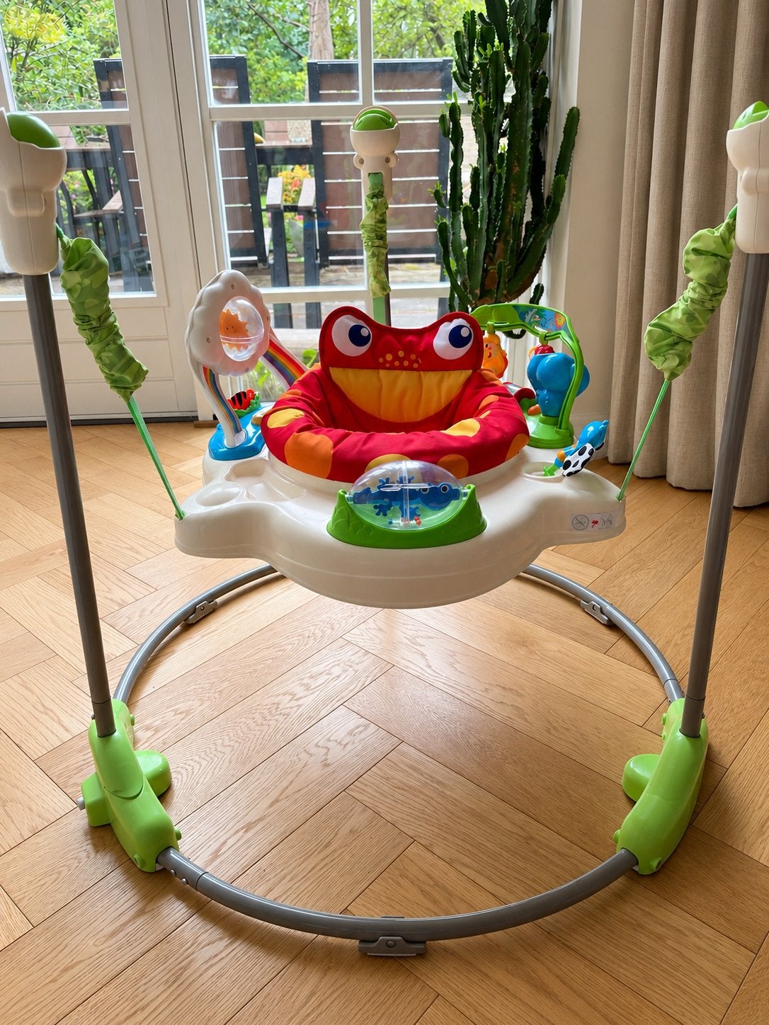 Fisher-Price Rainforest Jumperoo, Kinderen en Baby's, Ophalen, Gebruikt, Overige typen, Met geluid