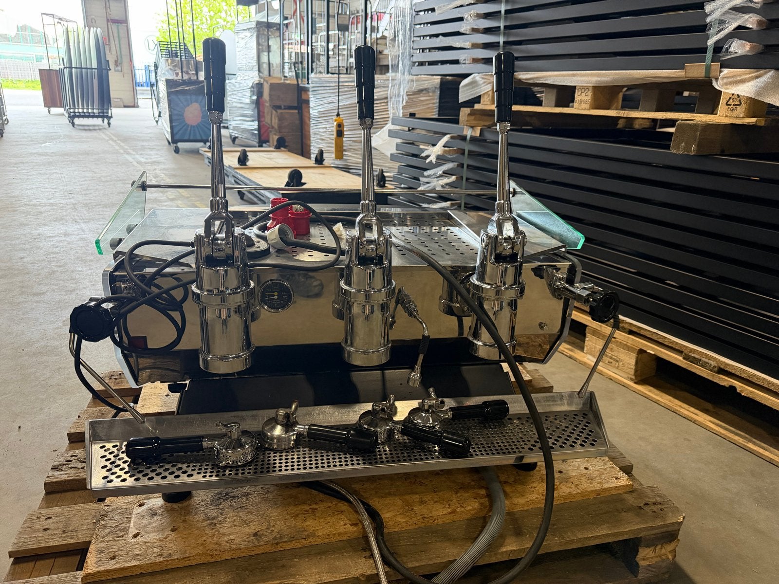 Kees van der Westen Mirage Triplet Leva Espressomachine, Witgoed en Apparatuur, Ophalen, Gebruikt