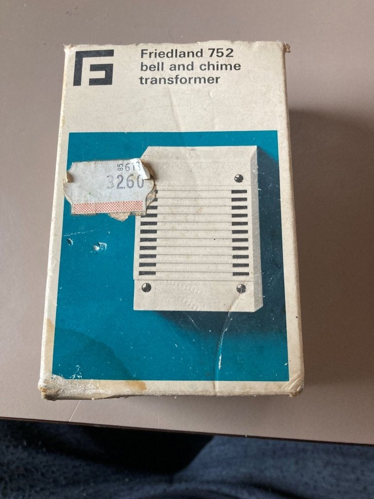 Gratis Friedland 752 bell and chime transformer, Ophalen, Zo goed als nieuw, Bedraad
