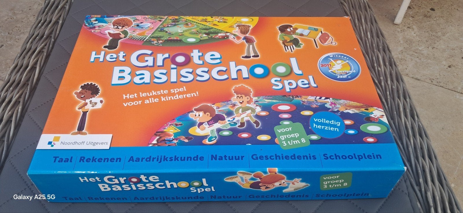 Het Grote Basisschool Spel - Educatief bordspel, Vijf spelers of meer, Ophalen, Zo goed als nieuw, Noordhoff Uitgevers