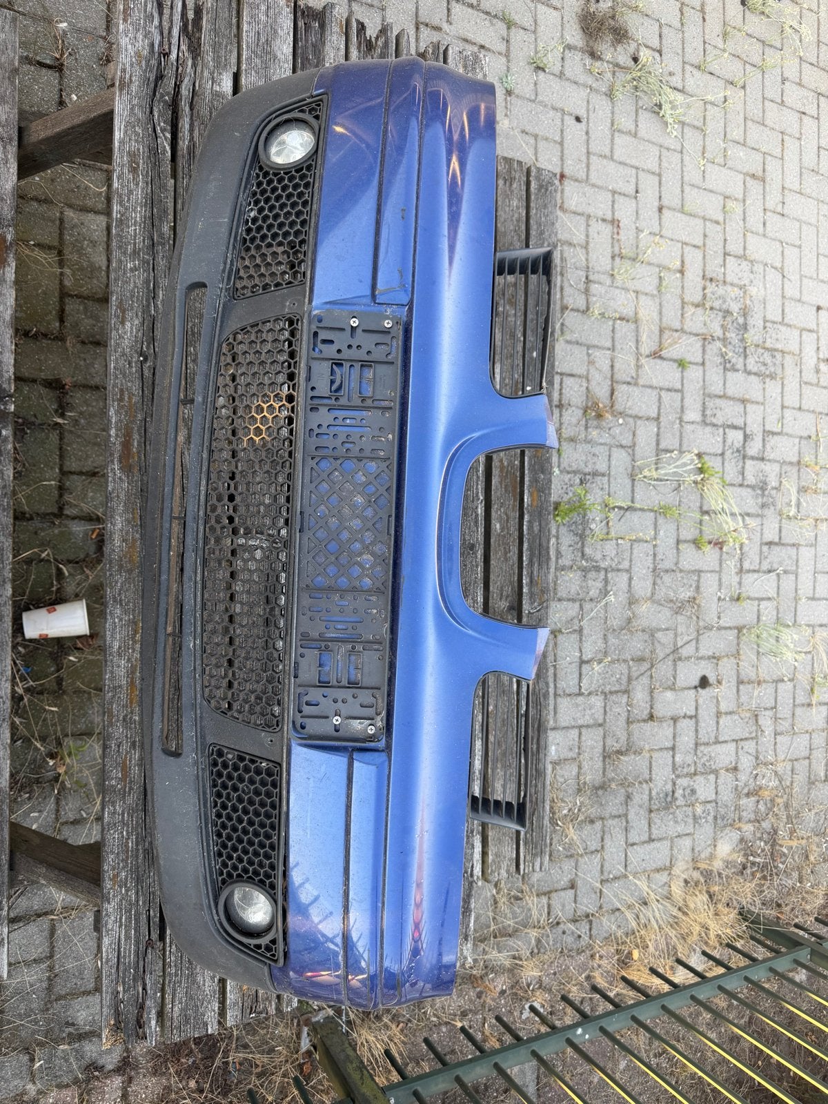 Seat Arosa voorbumper - Blauw, redelijke staat, Ophalen of Verzenden, Gebruikt, Seat
