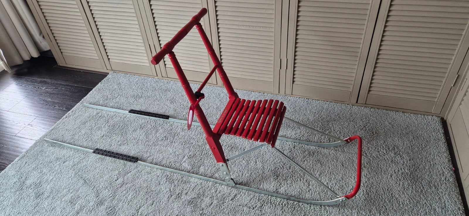 Esla T4 Kickslee - Origineel Finse Steptredslede, Ophalen, Zo goed als nieuw, Hout
