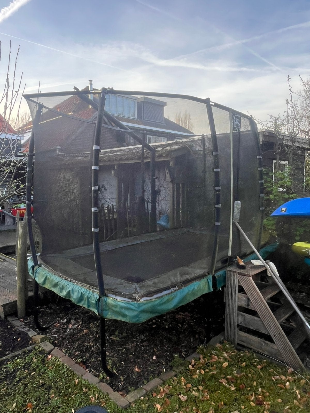 Exit trampoline 4x2 m1, Kinderen en Baby's, Speelgoed | Buiten | Trampolines, Ophalen, Gebruikt