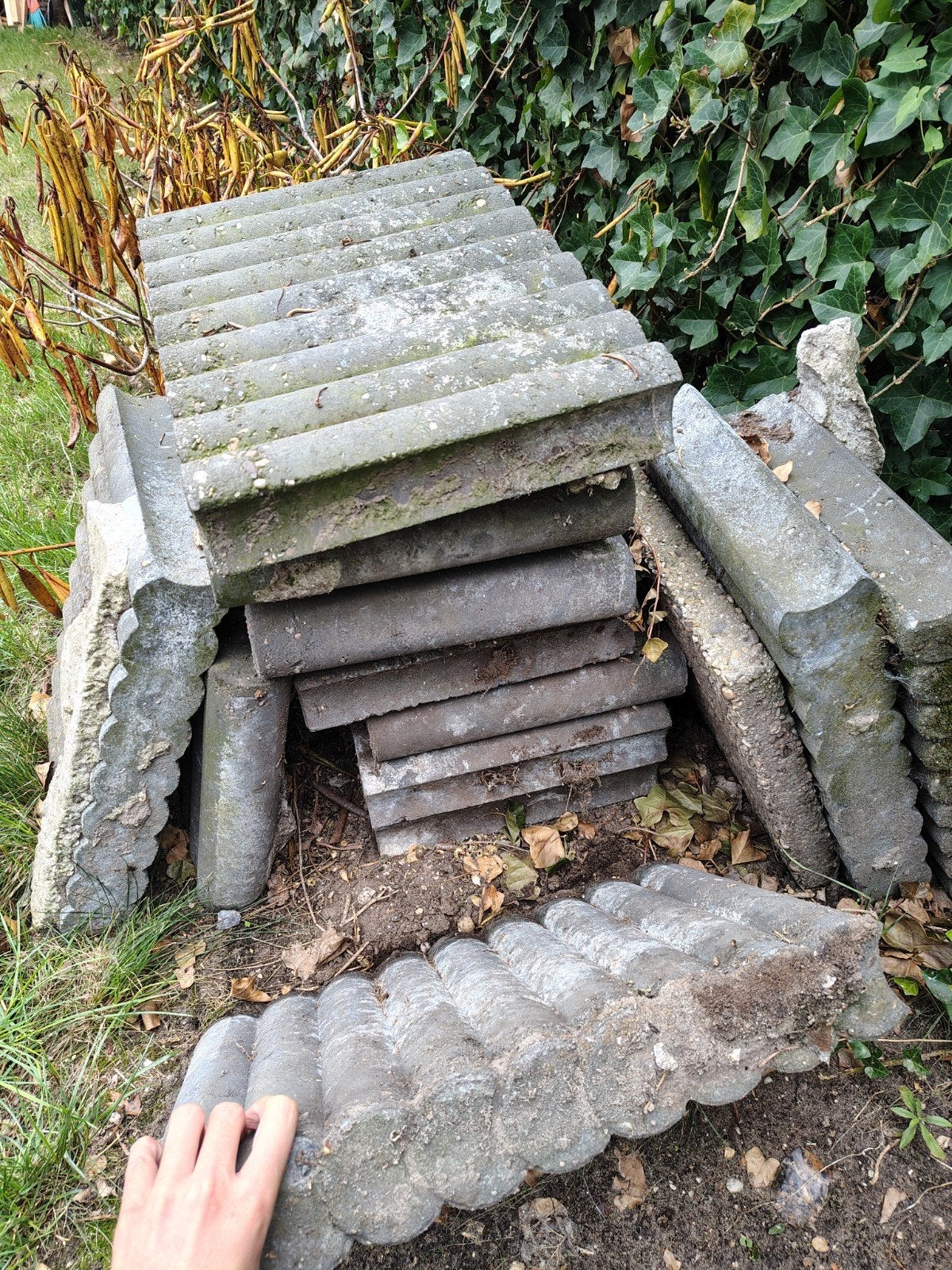 Gebruikte pallisadebanden voor tuin of oprit, Tuin en Terras, Grind, Keien en Split, Ophalen, Overige materialen, Gebruikt, Overige typen