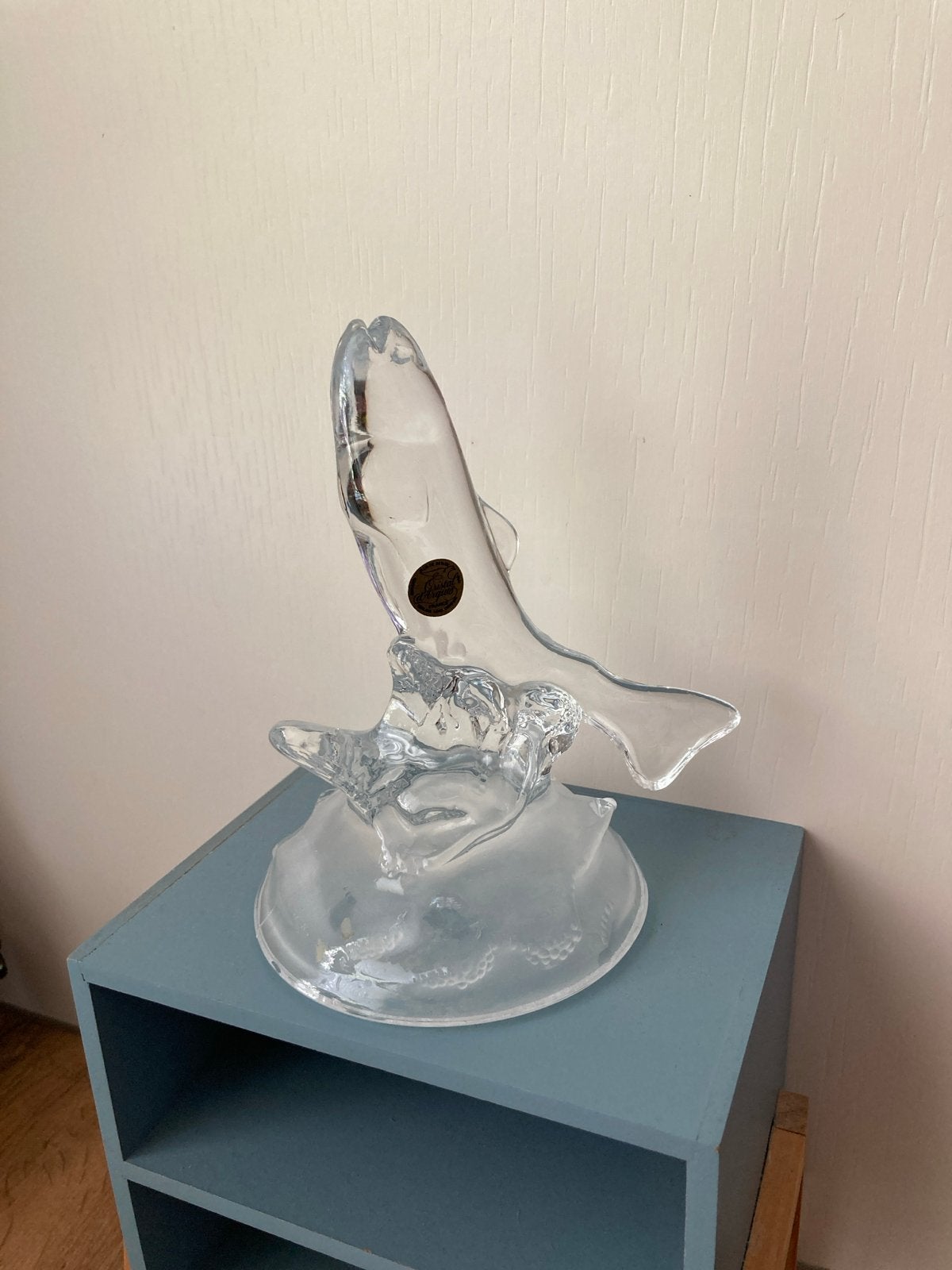 Kristallen vis sculptuur cristal d’Arques, Ophalen of Verzenden