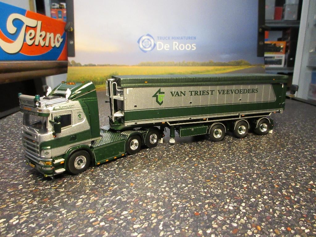 WSI Scania R 4 Van Triest met certificaat, Hobby en Vrije tijd, Ophalen of Verzenden, Nieuw, Bus of Vrachtwagen, Wsi
