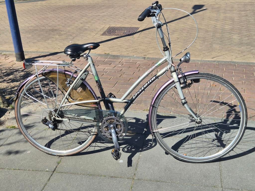 Gazelle Montreux Goldline Damesfiets, Fietsen en Brommers, Fietsen | Dames | Damesfietsen, Gebruikt, Gazelle, Versnellingen, 53 tot 56 cm