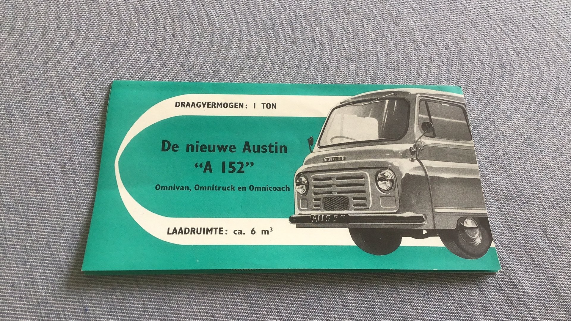 AUSTIN FOLDER TJE A152 BESTELWAGEN WIEHATTEM ? 🤔😂, Ophalen of Verzenden, Zo goed als nieuw, Overige merken