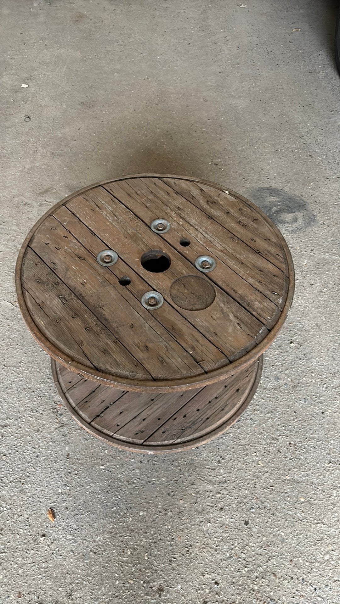 Grote houten kabelhaspel - Ideaal voor decoratie, Ophalen, Gebruikt