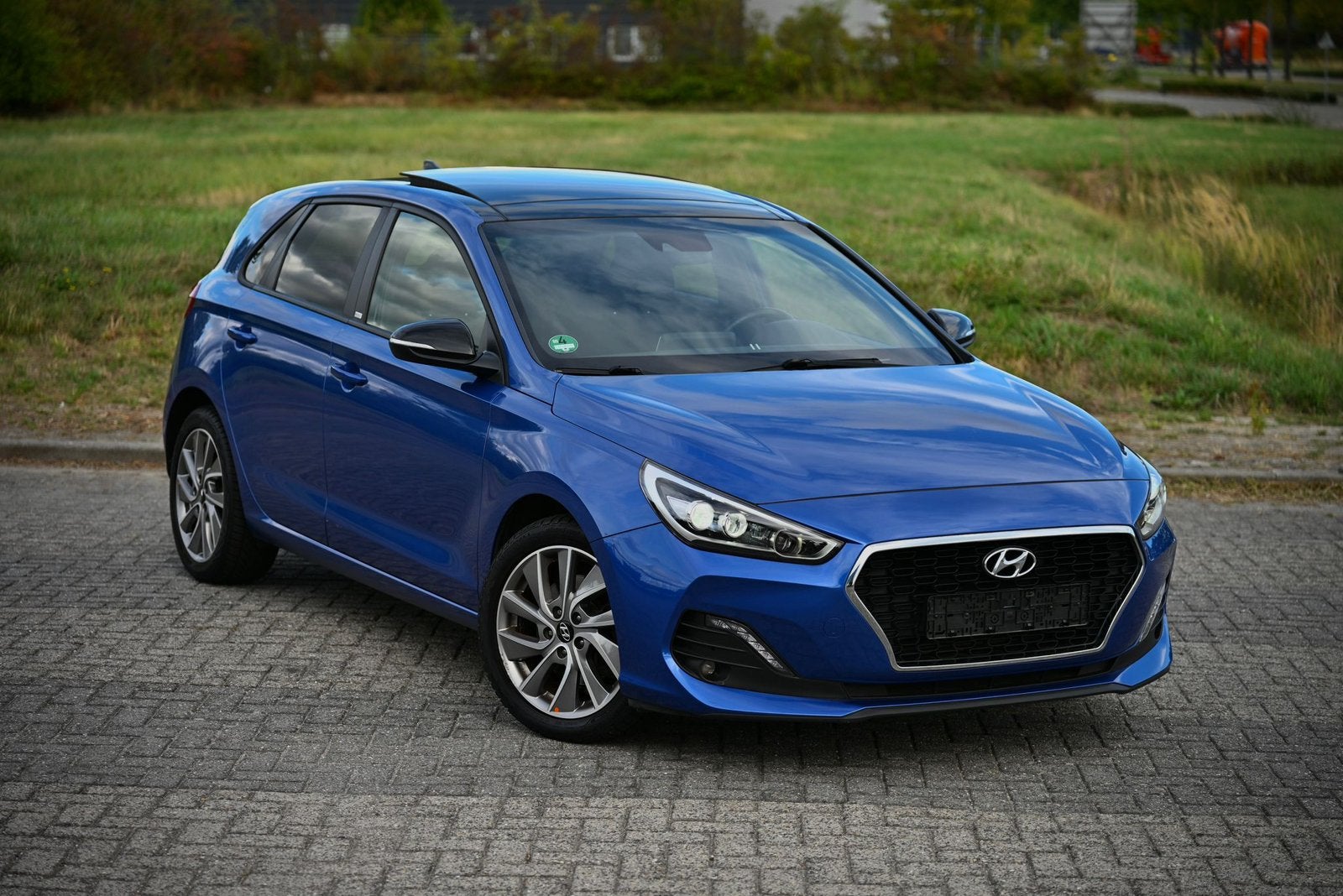 Hyundai i30 1.4 T-GDI 140pk Premium | Panorama | CarPlay, Voorwielaandrijving, Stof, 4 cilinders, Blauw
