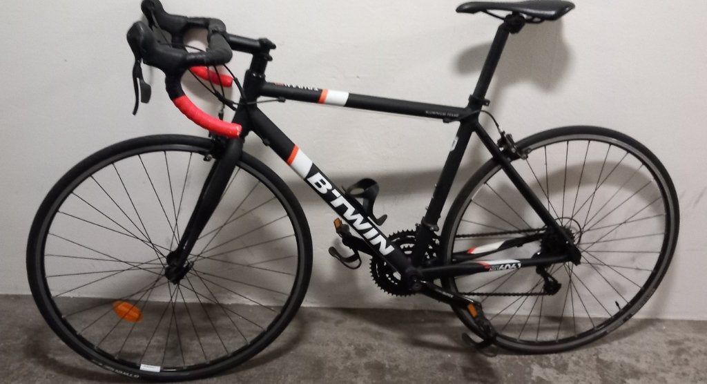 racefiets B'TWIN triban 500, Fietsen en Brommers, Gebruikt, Aluminium, 49 tot 53 cm, Meer dan 20 versnellingen