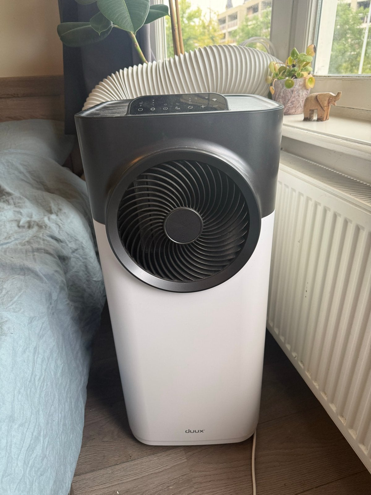 Duux blizzard Mobiele Airco - Krachtige Koeling voor Thuis, Ophalen, Minder dan 60 m³, 3 snelheden of meer, Zo goed als nieuw