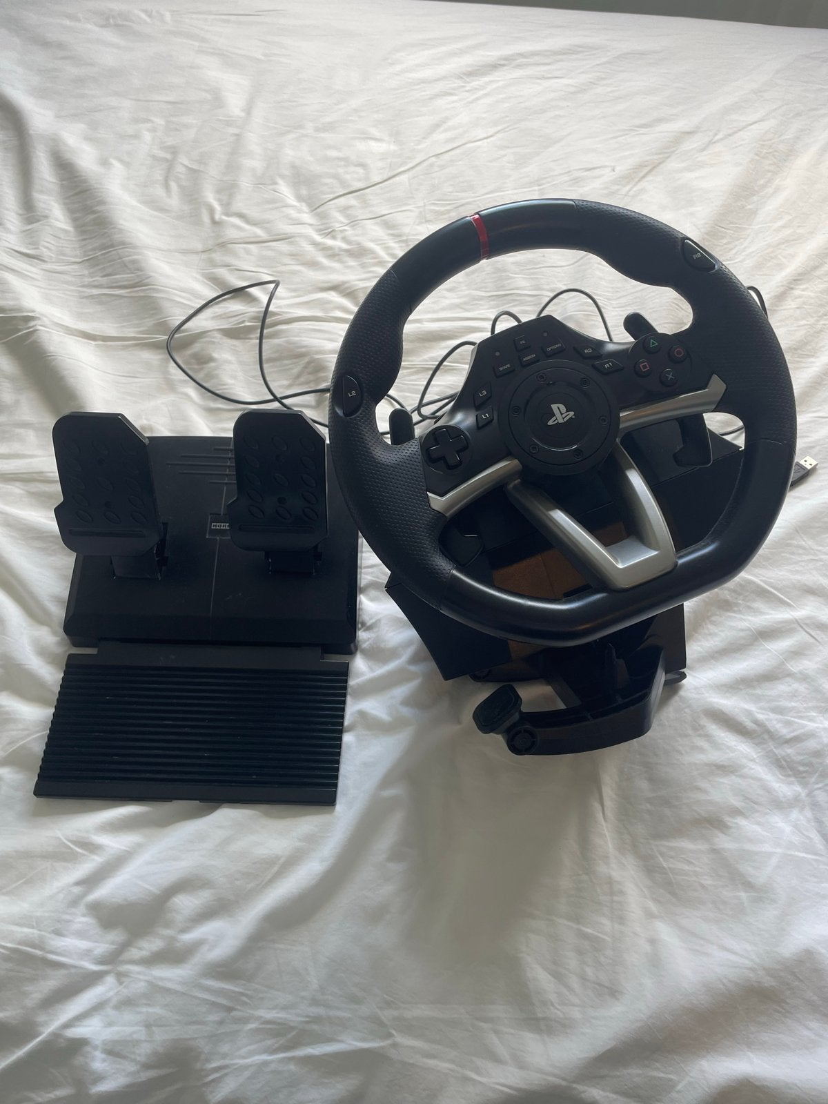 HORI Racing Wheel Apex voor PS4, PS3 en PC met pedalen, Ophalen, Gebruikt, Stuur of Pedalen, PlayStation 3