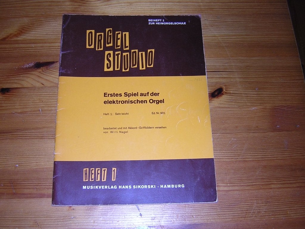 Orgel studio - heft 1 / orgel studio - poly studio, Muziek en Instrumenten, Bladmuziek, Orgel, Gebruikt, Ophalen of Verzenden