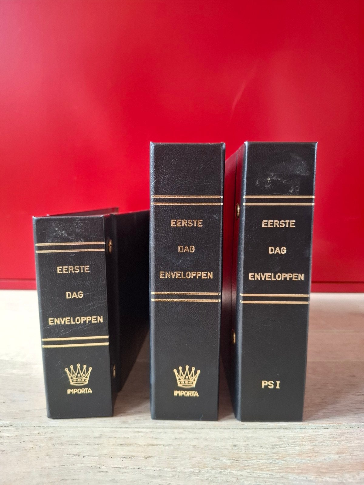 3x luxe Importa albums met eerste dag enveloppen India ('80), Postzegels en Munten, Postzegels | Eerstedagenveloppen, Ophalen of Verzenden