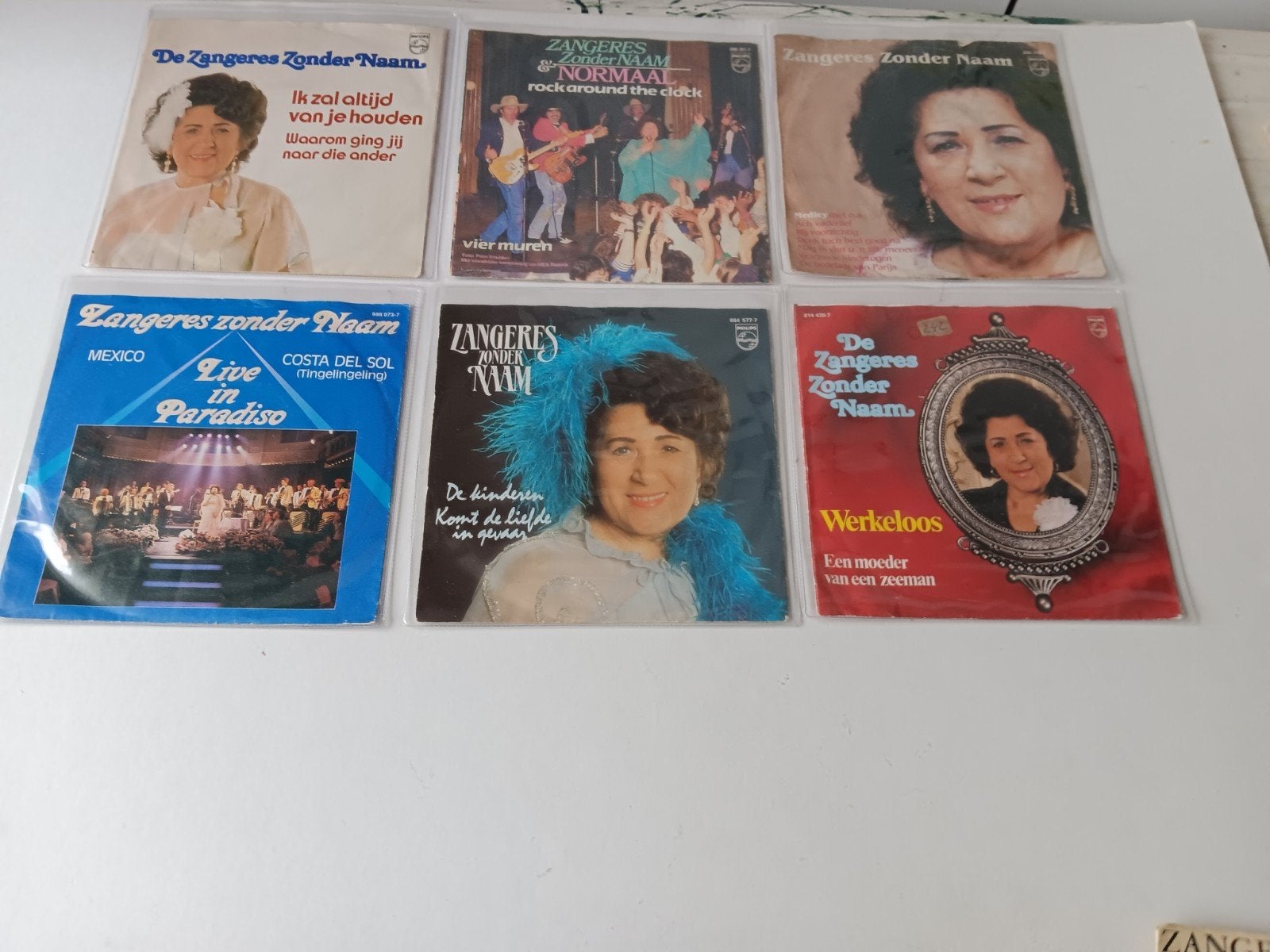 singles z.z.n, Ophalen of Verzenden, Gebruikt, Overige formaten, Levenslied of Smartlap