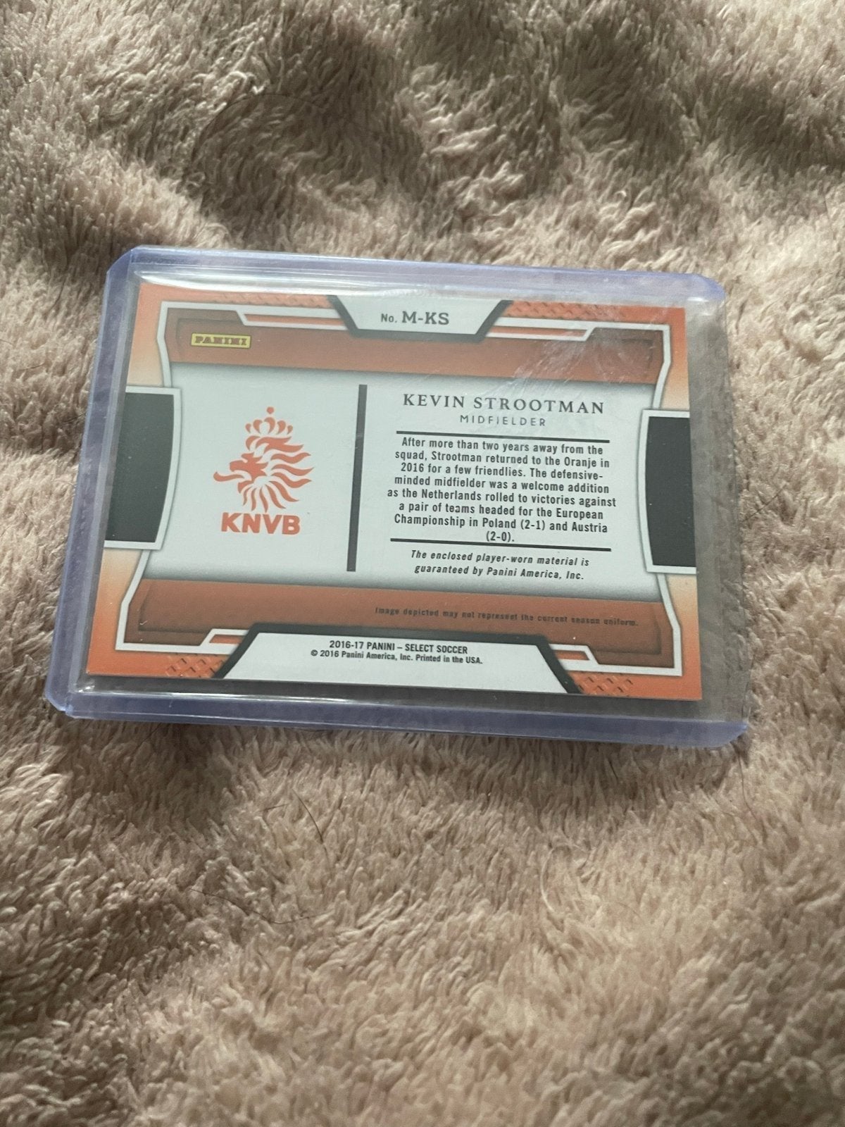 Kevin Strootman Panini Select Voetbal patch speler gedragen, Ophalen of Verzenden, Zo goed als nieuw
