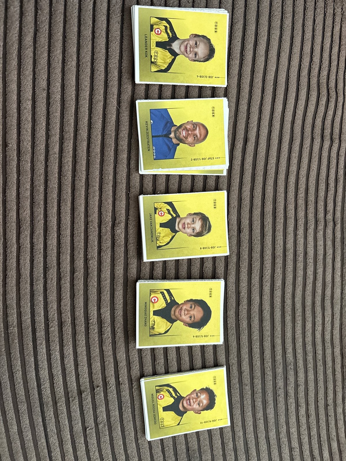 Voetbalplaatjes - Toek - Diverse Spelers en Staf, Ophalen of Verzenden, Gebruikt, Overige binnenlandse clubs, Spelerskaart