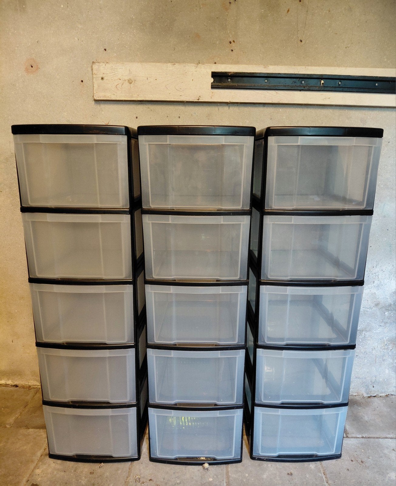 Kunststof ladekasten met wieltjes, Huis en Inrichting, Kasten | Ladekasten, Ophalen, 5 laden of meer, 100 tot 150 cm, Zo goed als nieuw