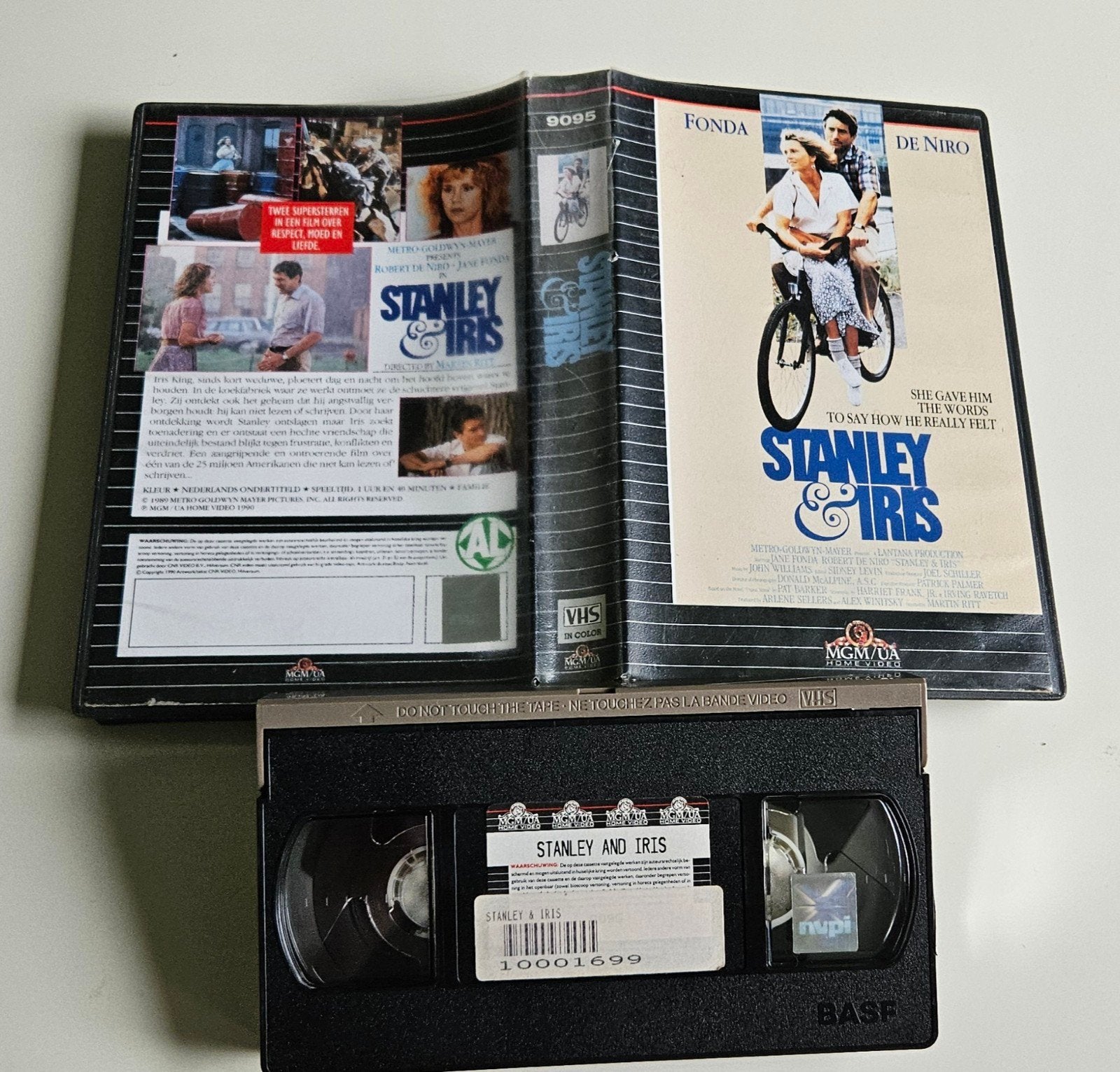 Stanley & Iris Ex-Rental VHS - Klassieke Romantische Film, Vanaf 9 jaar, Ophalen of Verzenden, Gebruikt, Drama