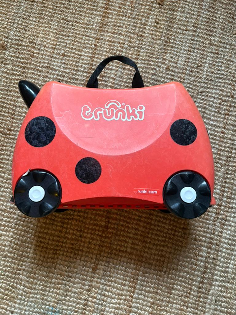 Trunki koffer lieveheersbeestje, Gebruikt, Hard kunststof, Minder dan 50 cm, Ophalen of Verzenden