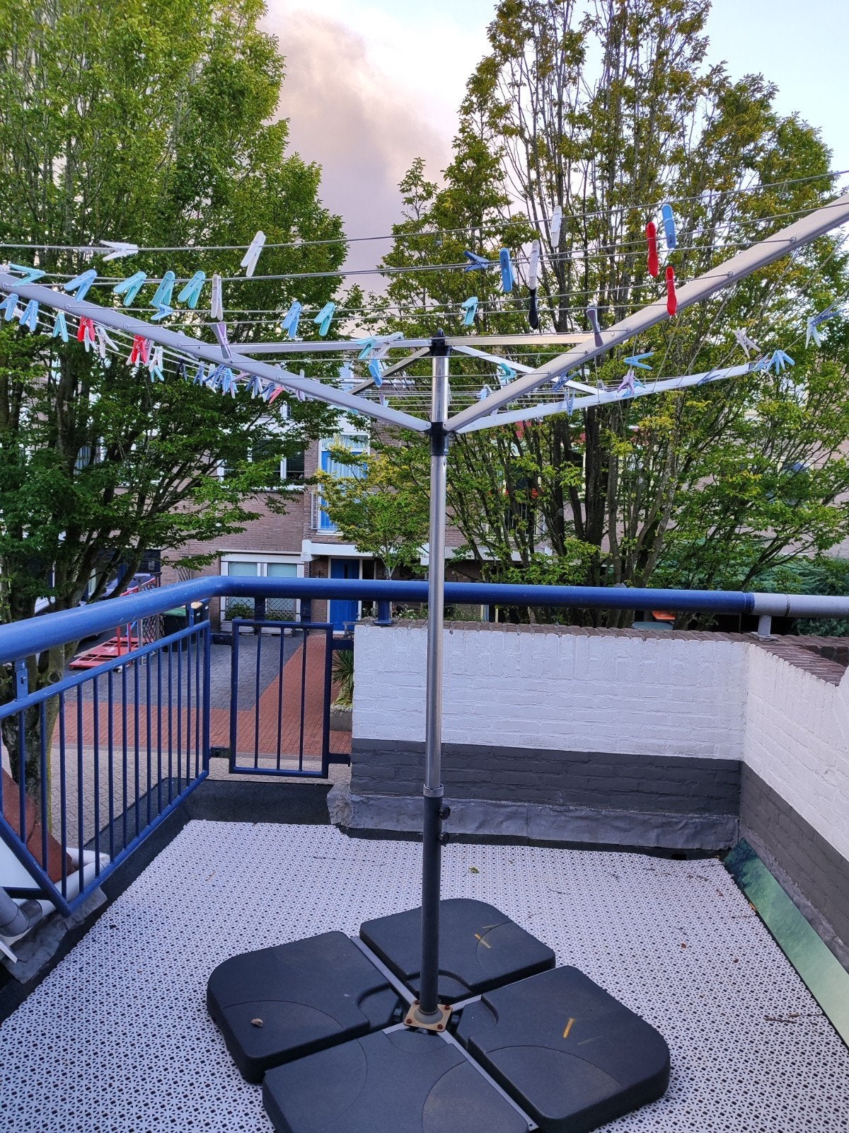 grote Brabantia droogmolen met voet, Ophalen, Zo goed als nieuw, Droogmolen
