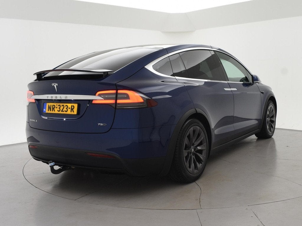Tesla Model X 75D + TREKHAAK 2250 KG | LEDER | PANORAMA | LU, Auto's, Tesla, Automaat, Model X, Gebruikt, 124 €/maand