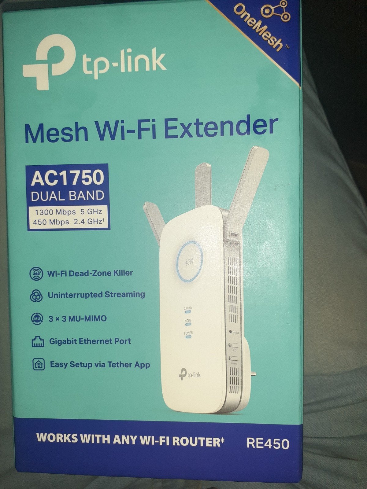 TP-Link RE450 AC1750 Mesh Wi-Fi Extender - Nieuw in doos, Ophalen of Verzenden, Nieuw, TP-Link